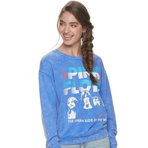 🎶 Juniors' Pink‎ Floyd Mineral Wash Pullover🎶